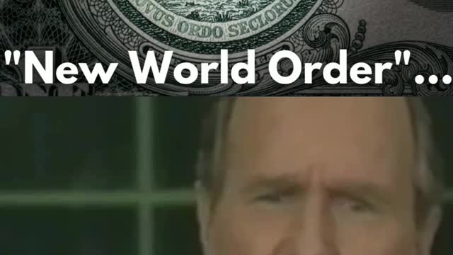 Bush New World Order Pledge