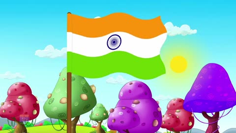 Jhanda Lekar Chale School, झंडा लेकर चले , Happy Independence Day Song for Kids