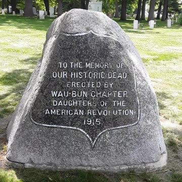 1775 Patriot Star in Portage, Wisconsin cemetery. May 31st, 2023