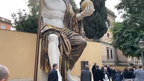 Italy - replica of the ancient Colossus of Constantine