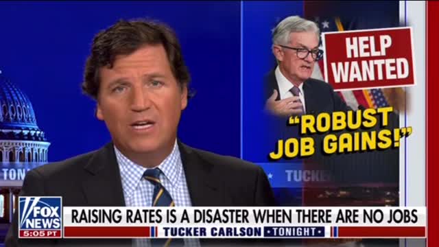 Tucker: The Biden Admin ClaimedThere Were Over 1 Million Jobs Added, In Actuality It Was Only 10,500