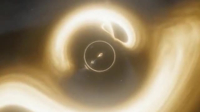 A star revolves around a black hole!