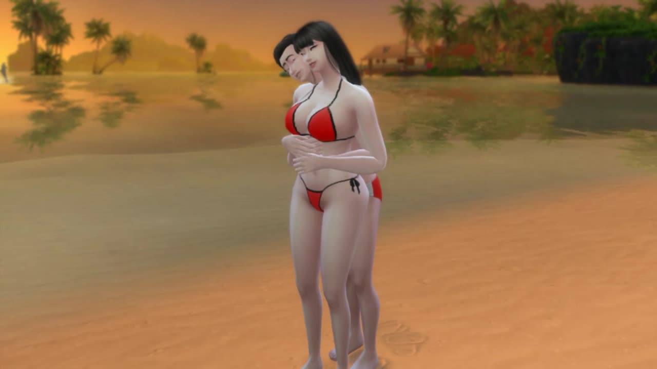 romantic couple in game