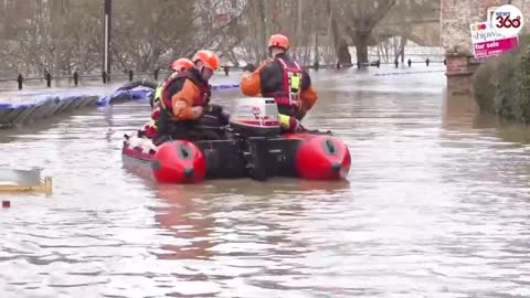 'Danger to life' floods after Storm Franklin - Brits told to flee homes amid snow & 70mph gales