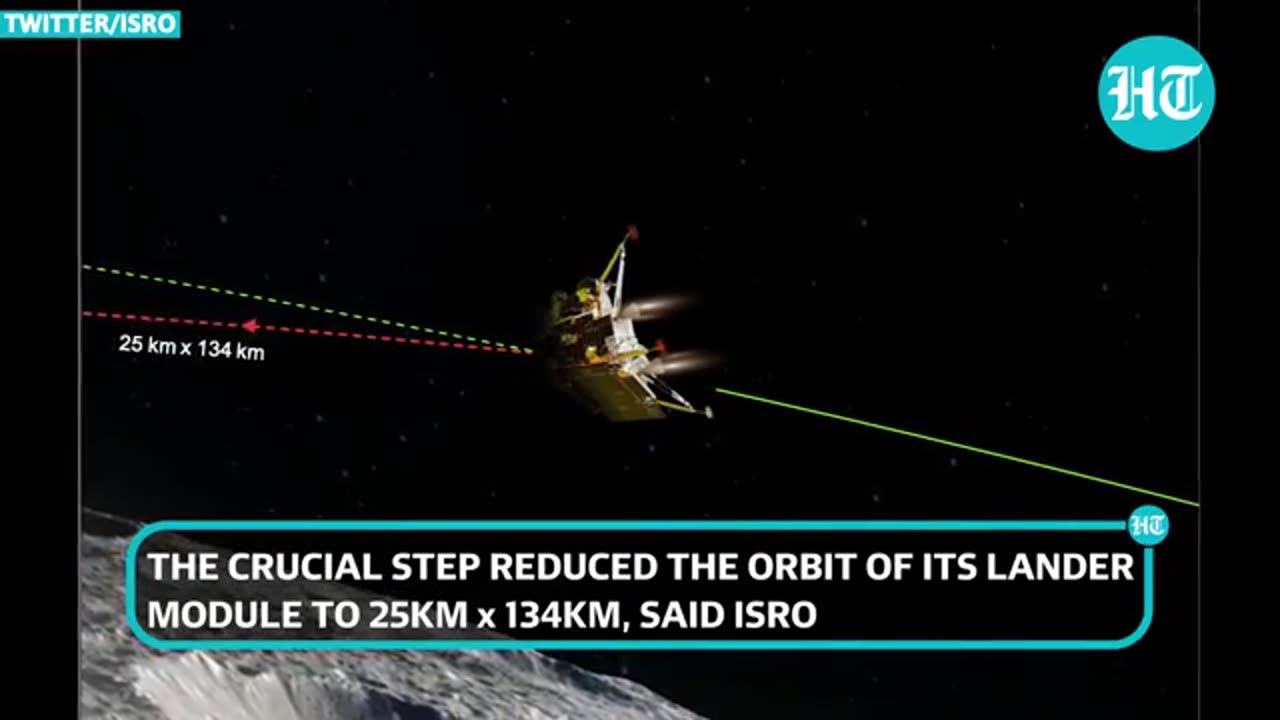 Chandrayaan -3 One Step Away From Moon Landing;Final Deboosting Done, Countdown Begins