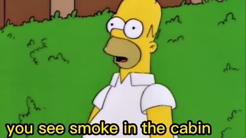 you see smoke in the cabin but not your cabin