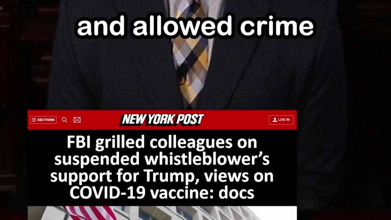 FBI Grilled Colleagues on Whistleblower’s Support for Trump, Views on COVID-19 Vaccine