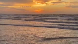 Texas beach sunrise