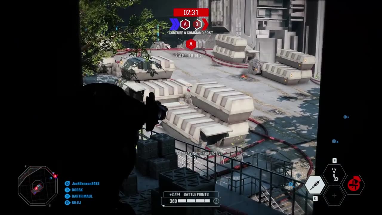 SWBF2 2017: Instant Action Mission (Attack) Separatist Kashyyyk Gameplay