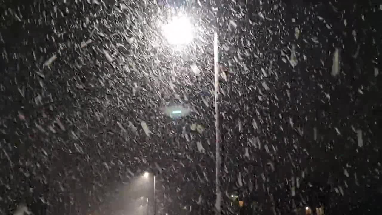 Intense Snowfall Longyearbyen (Svalbard), November 2018