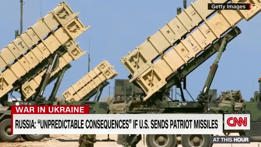 Russia warns of "unpredictable consequences" if US sends Ukraine Patriot missiles