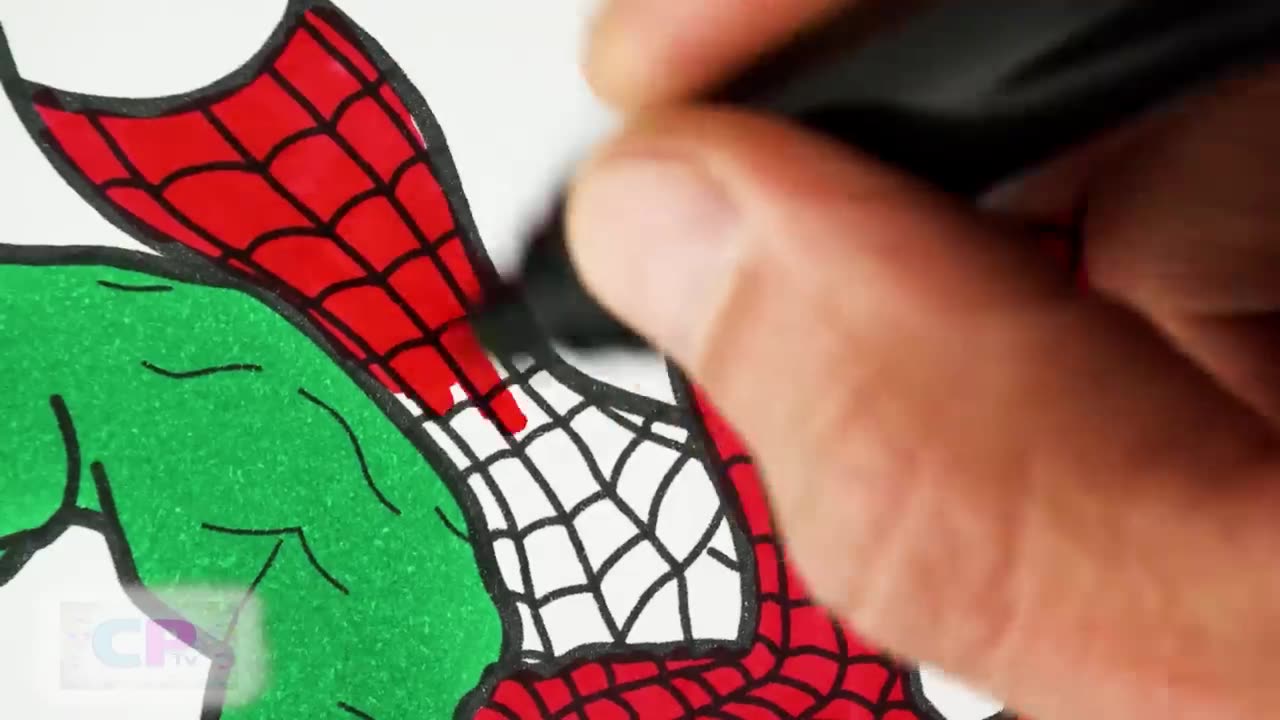 spiderman on the TOP of hulk colouring pages elektronomia -sky high video mp4.
