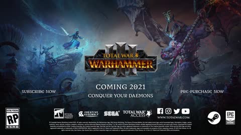 Total War WARHAMMER III Announce Trailer - Conquer Your Daemons Coming 2022