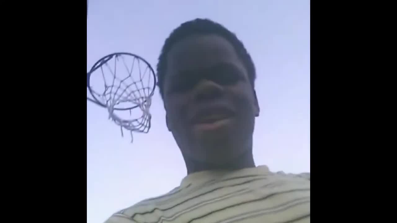 Play basketball in a funny way