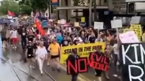 ADELAIDE, AUSTRALIA RISING UP AGAINST COVID TYRANNY