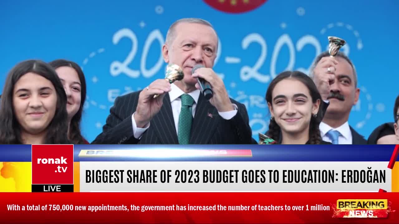 Biggest share of 2023 budget goes to education by Erdoğan in Turkey | Highlights | Ronak TV | News