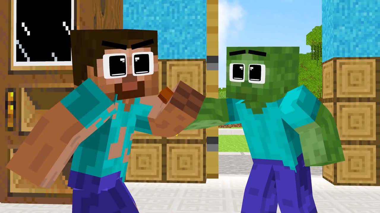 Monster School Poor Father Herobrine and Bad Son - Sad Story - Minecraft Animation