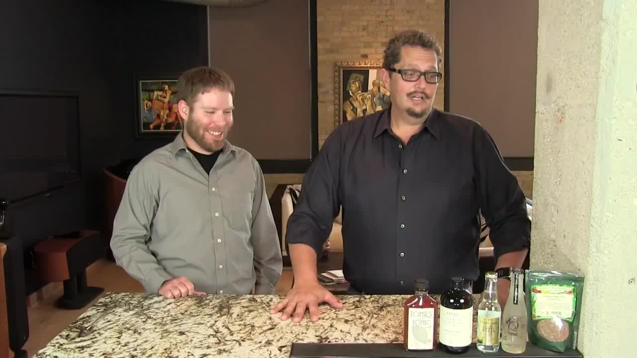 Tonic/quinine syrup from the Cocktail Dudes