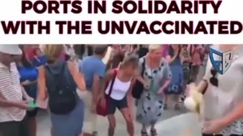 Italy burning Vax Passports!!