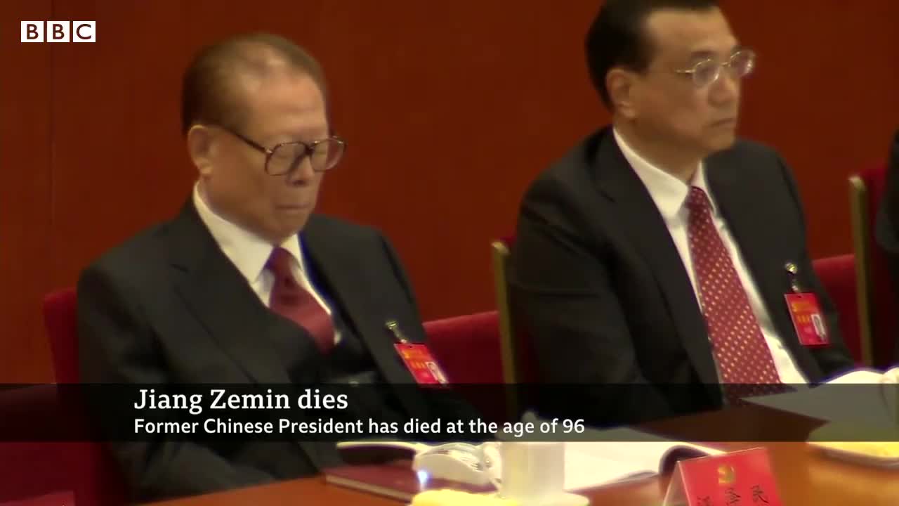 Former Chinese leader Jiang Zemin dies aged 96