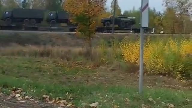 Equipment from RF Armed Forces or from Belarusian Armed Forces, Baranovichi (October 16 2022 )
