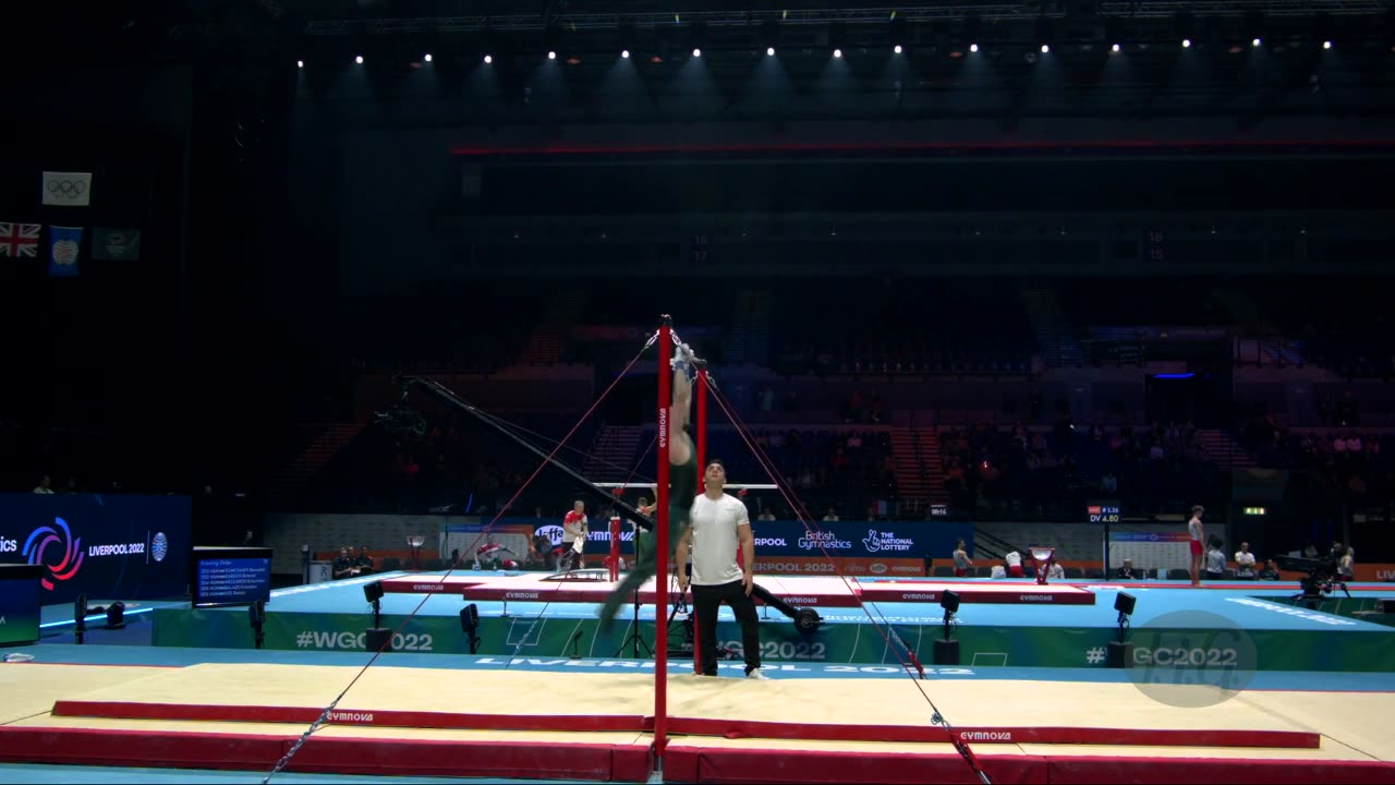 CUNNINGHAM Dominick (IRL) - 2022 Artistic Worlds, Liverpool (GBR) - Qualifications Horizontal Bar