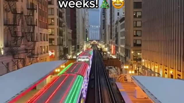 the CTA holiday train returns to Chicago in 2 weeks!