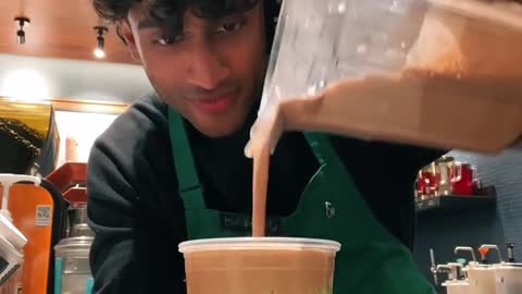 Frankenstein Drink is a mad spooky drink at Starbucks👻