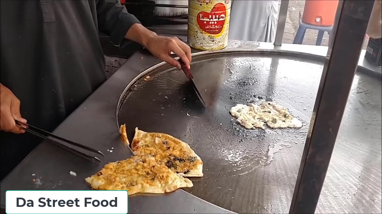 Super Famous Cheese Anda Paratha at Street Food