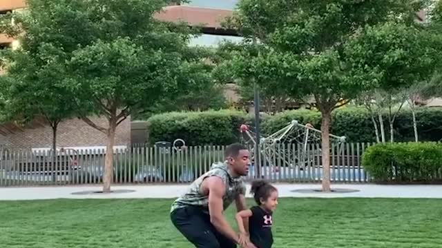 Father - Daughter Gymnastic Duo