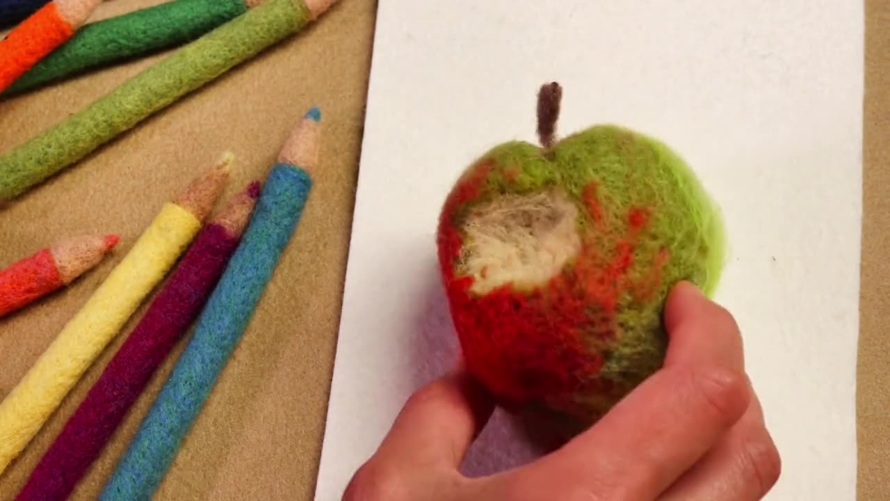 Needle Felting Amazing video