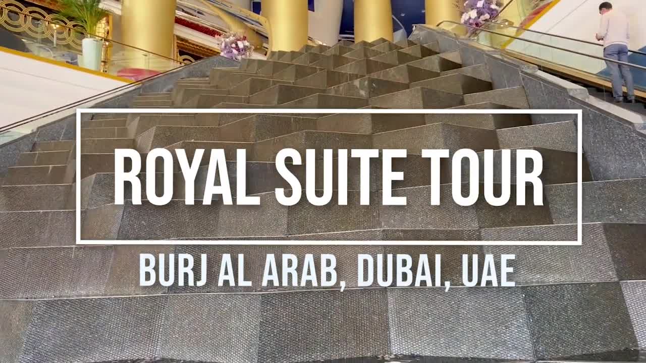 Royal Suite Tour Inside the Burj Al Arab! One of the Best Hotels in Dubai, Perhaps the World?