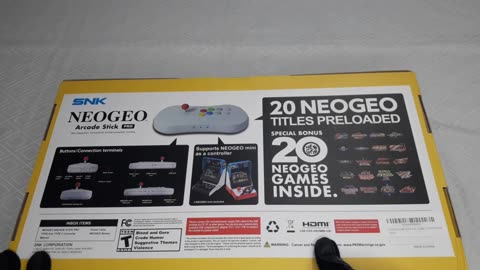 NEOGEO Arcade Stick Pro - Unboxing