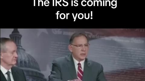 IRS is coming for you.