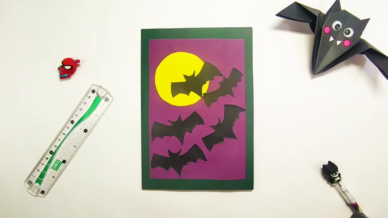 DIY Halloween Pop up card | Halloween Card ideas | Halloween 3d Paper decoration ideas