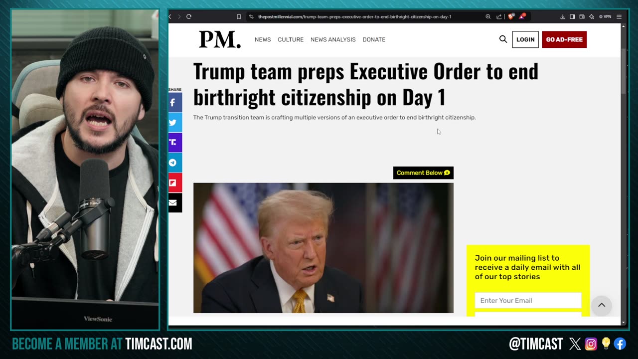 Leftists Call On Biden To MASS PARDON ALL Illegal Immigrants, Trump Will END Birthright Citizenship