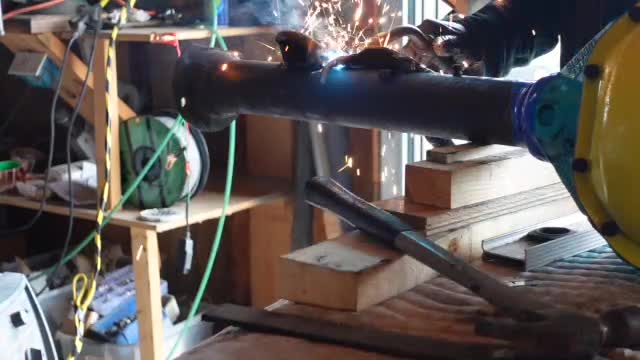 Axle Perch/Pad Nightmare. Almost ready to fit back into Daphne. Long hard trip it's been.