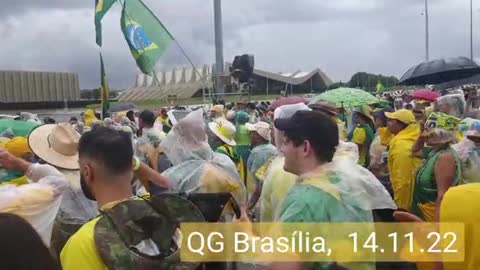 Manifestação pela democracia