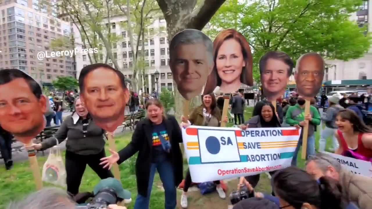 NYC Radicals Lose It During Pro-Abortion Protest