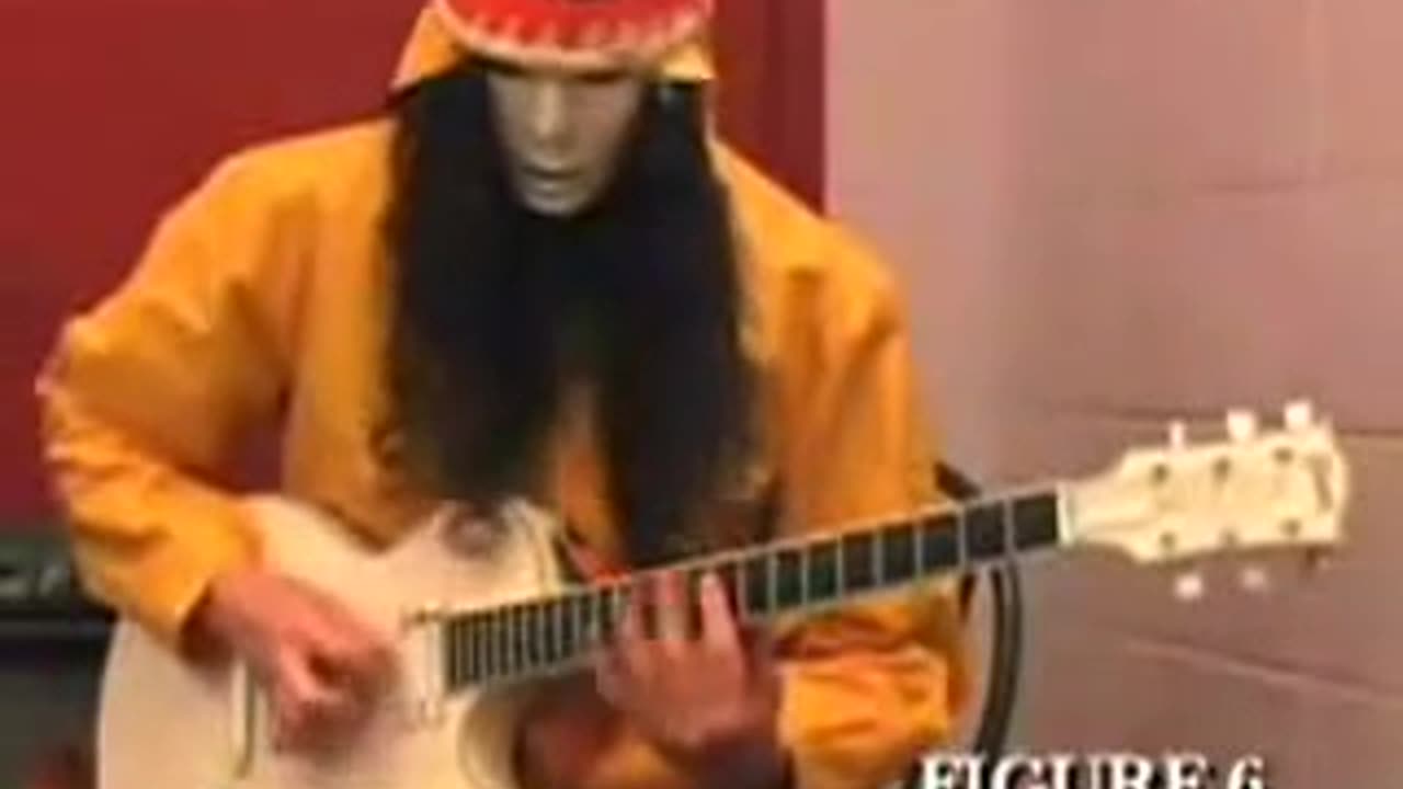 Buckethead gives a guitar lesson