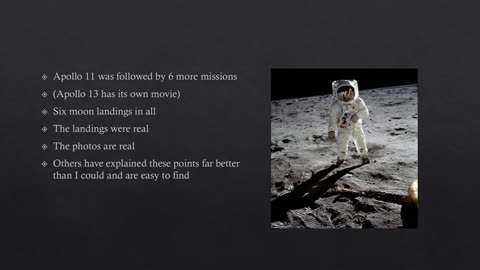 Five Words that Prove the Moon Landings were Real