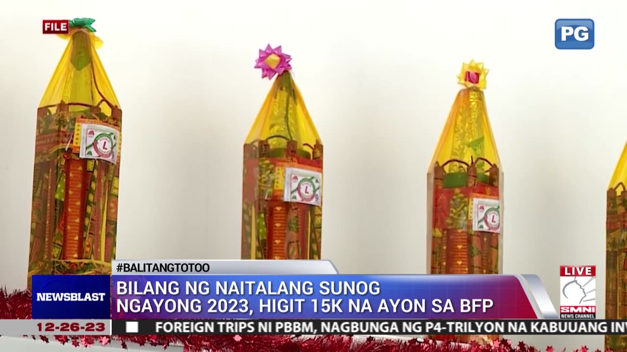 Red alert status ng BFP, itinaas habang papalapit ang Bagong Taon