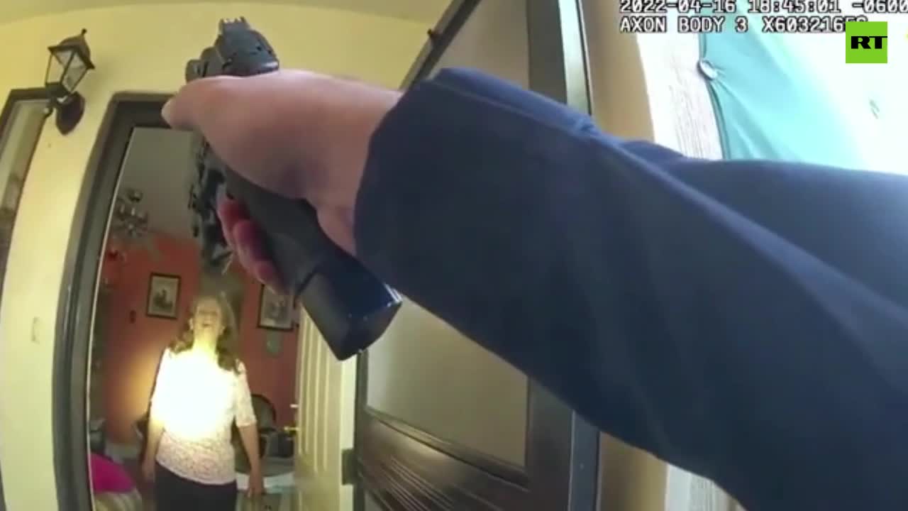 Footage shows police fatally shooting elderly dementia patient