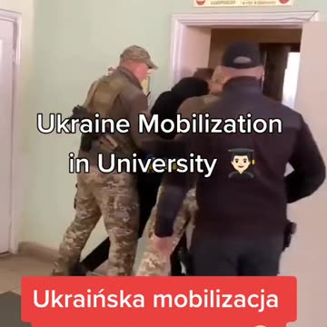 Ukraine force conscription in University. They're getting desperate.