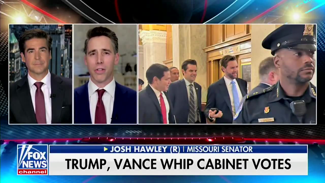 Sen. Josh Hawley (R-MO) Vows To Support All Trump Cabinet Nominees