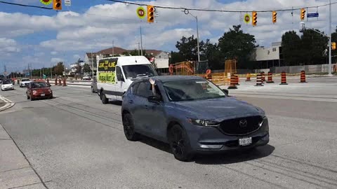 2023 08 27 Convoy from Bramptonto Mississauga
