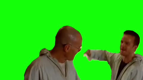 Green screen effect high five, breaking bad.