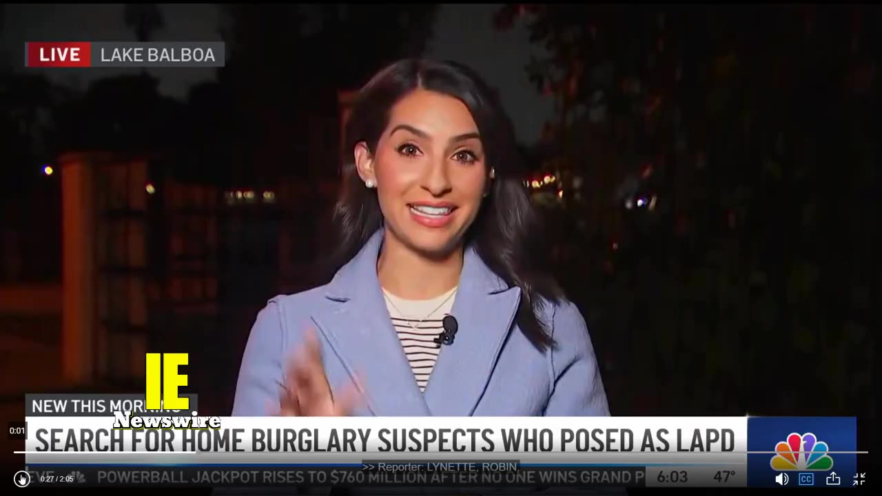 IE NEWSWIRE BURGLAR BUGALOO EDITION 12-28-23 !!!