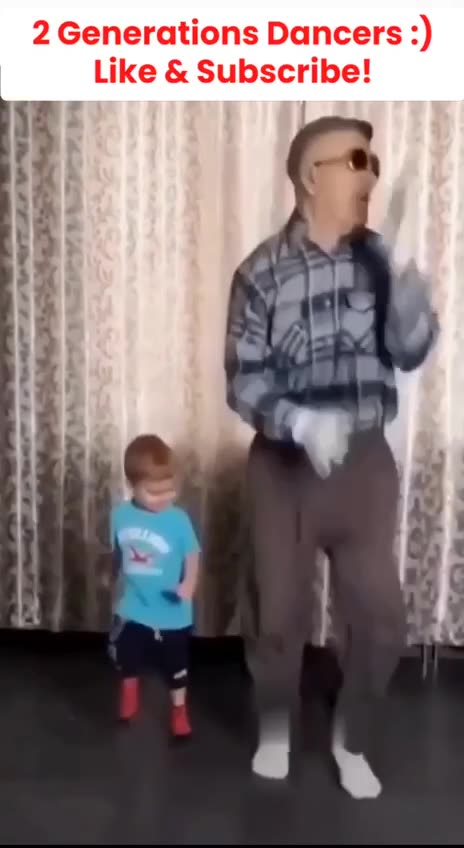 2 Generations Dancing Together #familyfun