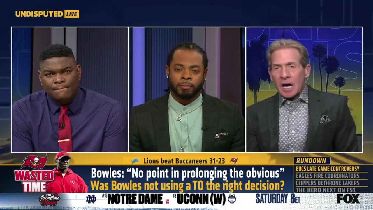 UNDISPUTED Skip Bayless reacts Bowles No point in prolonging the obvious